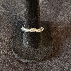 PANDORA Sterling Silver Ribbon of Love Ring